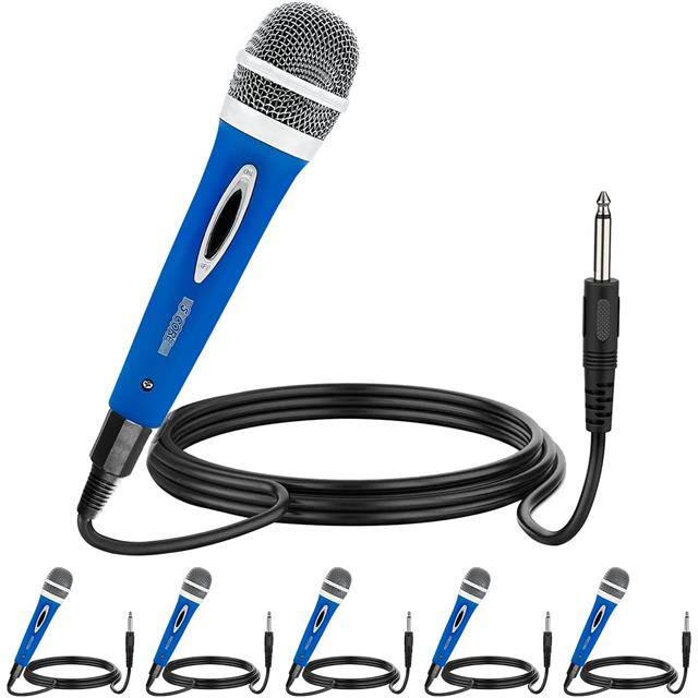 PM 286 BLU 6Pcs 5 Core Inc  Microphones